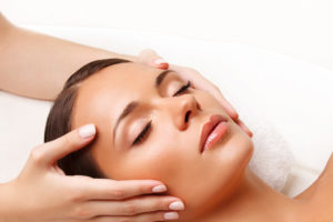 Cara mujer tratamiento belleza