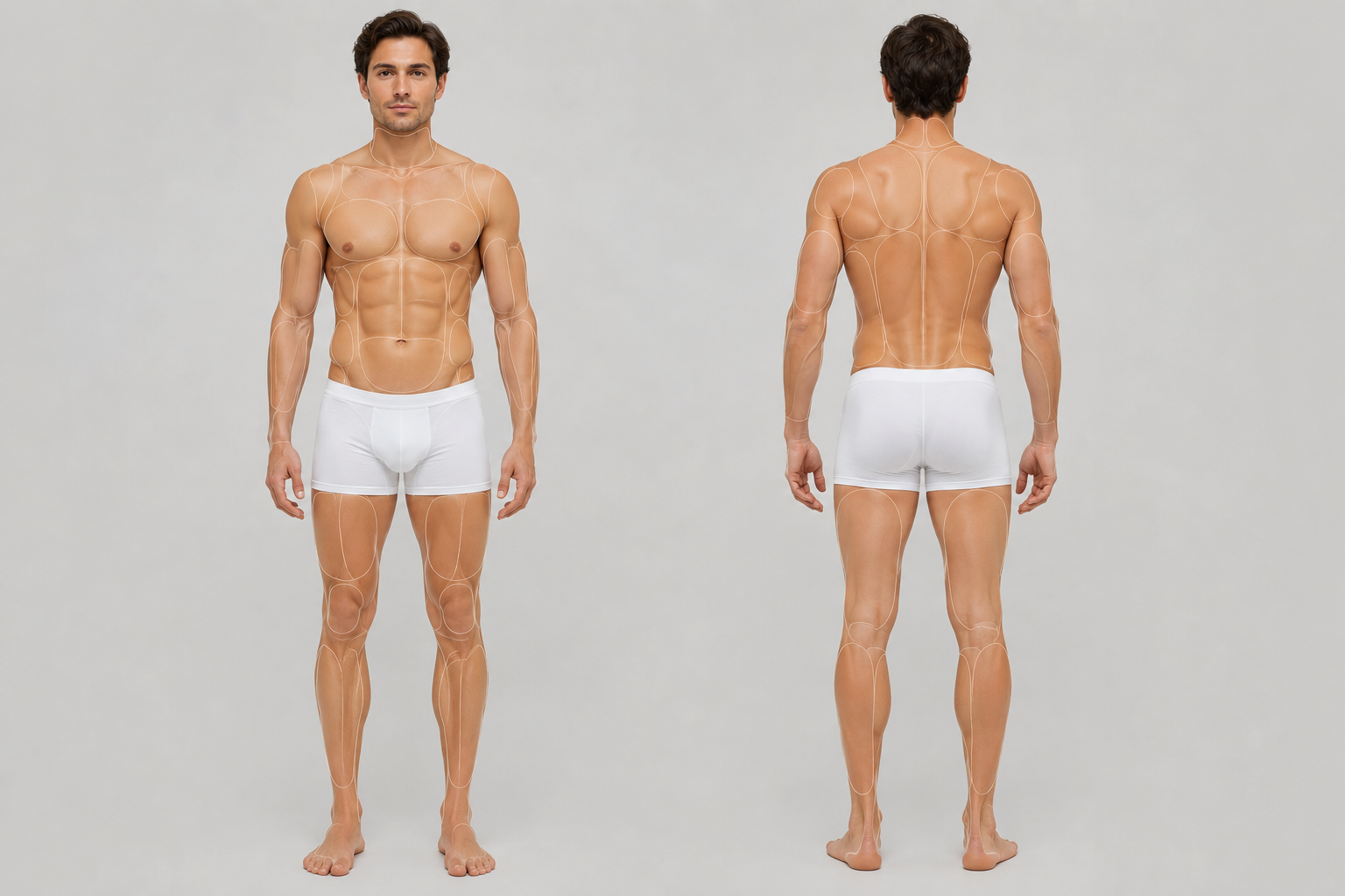 Zonas de Depilacion laser hombre LaserPro Valencia